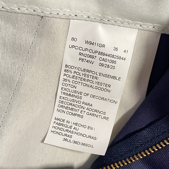 Dickies 874 Original Work Pants 36x34 Navy Blue Flat Front Straight Leg NWT - Picture 6 of 7